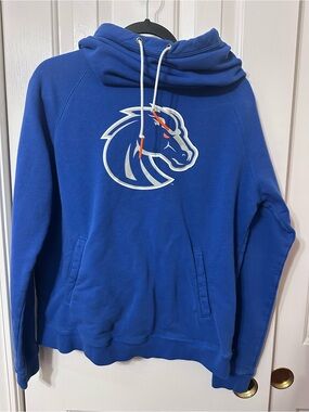 Nike Royal Blue Boise State Pullover Hoodie